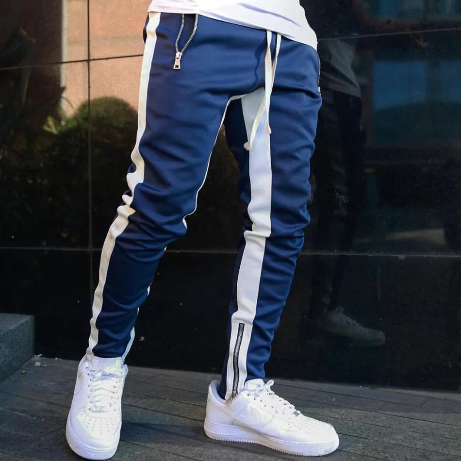 Men's Skinny Jogger Sweatpants – Casual Fitness Tracksuit Bottoms
