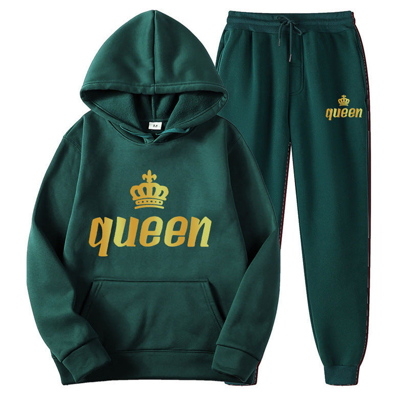 Unisex Harajuku Hoodie & Sweatpants Two-Piece Set