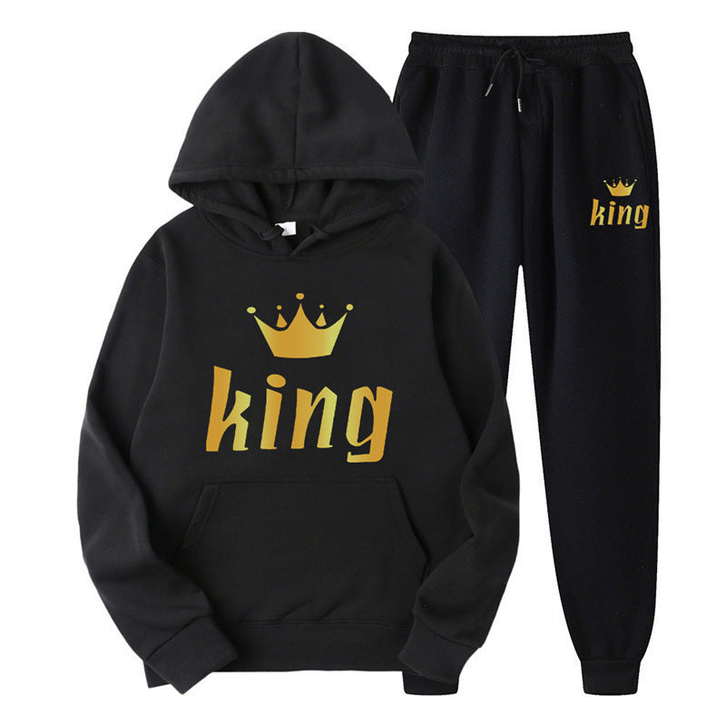 Unisex Harajuku Hoodie & Sweatpants Two-Piece Set
