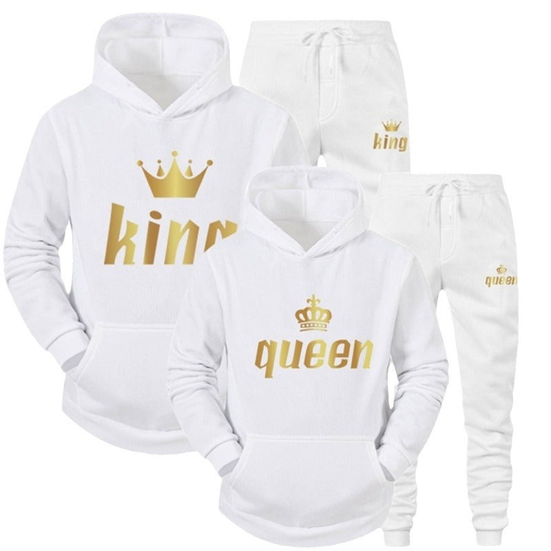Unisex Harajuku Hoodie & Sweatpants Two-Piece Set