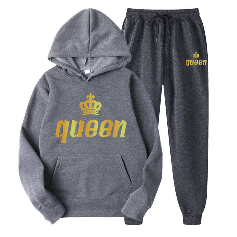 Unisex Harajuku Hoodie & Sweatpants Two-Piece Set