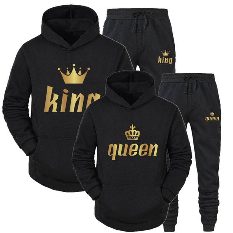 Unisex Harajuku Hoodie & Sweatpants Two-Piece Set