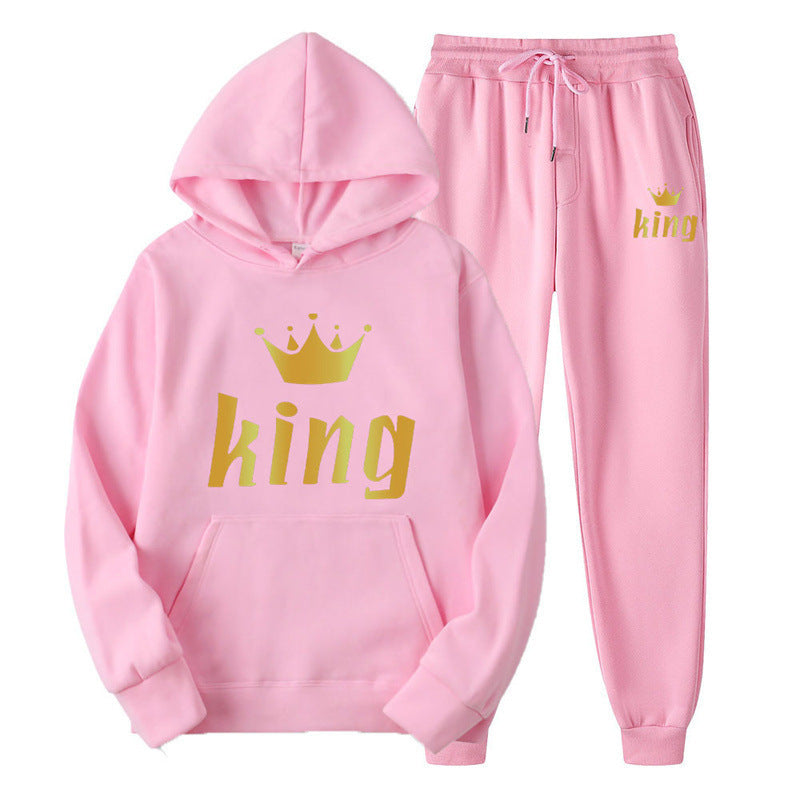 Unisex Harajuku Hoodie & Sweatpants Two-Piece Set