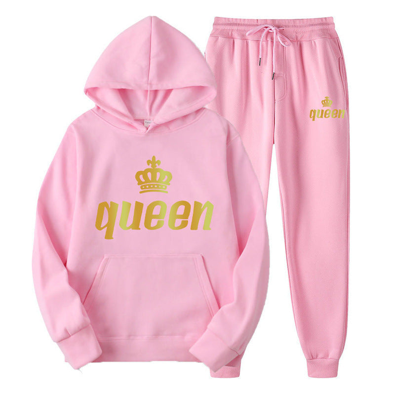Unisex Harajuku Hoodie & Sweatpants Two-Piece Set