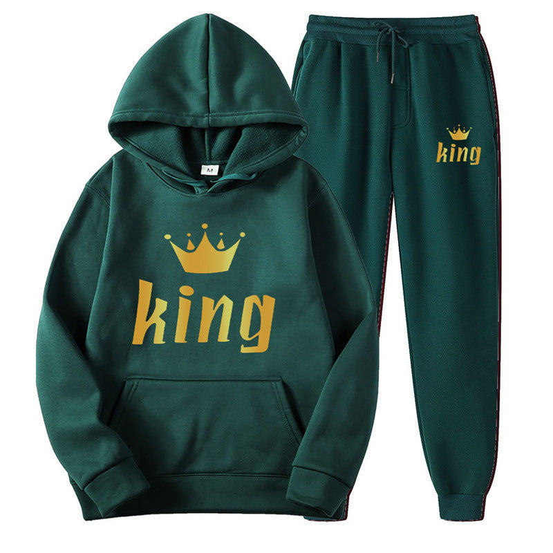Unisex Harajuku Hoodie & Sweatpants Two-Piece Set