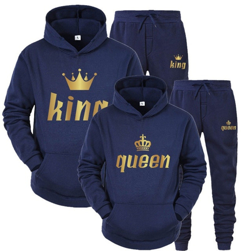 Unisex Harajuku Hoodie & Sweatpants Two-Piece Set