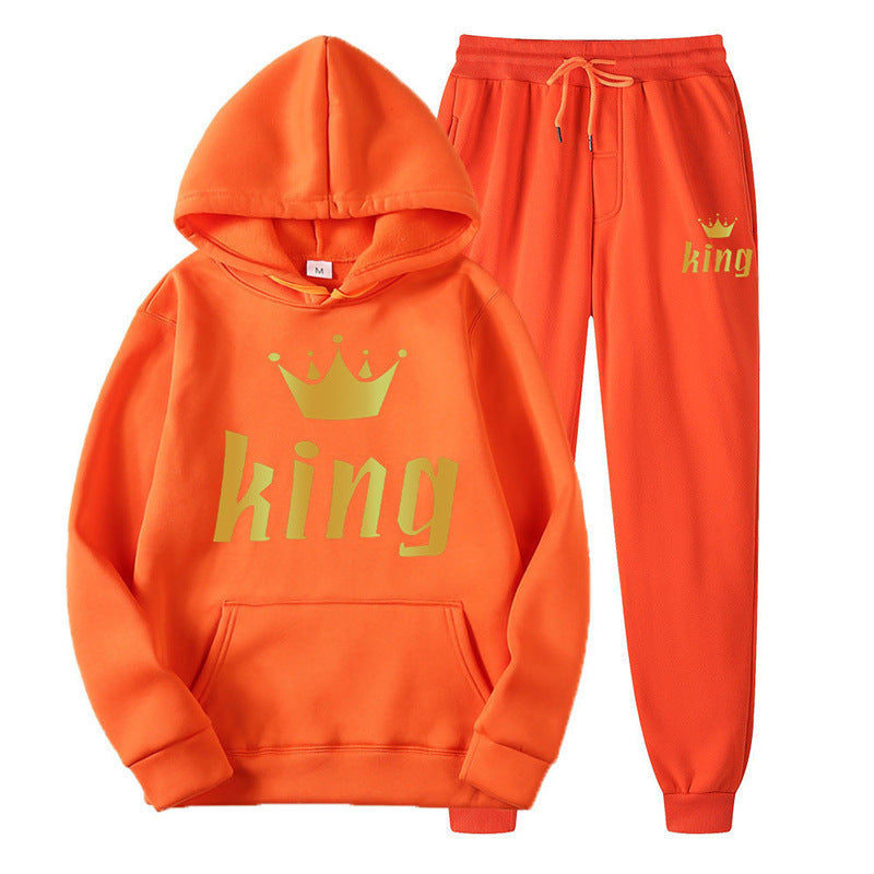Unisex Harajuku Hoodie & Sweatpants Two-Piece Set