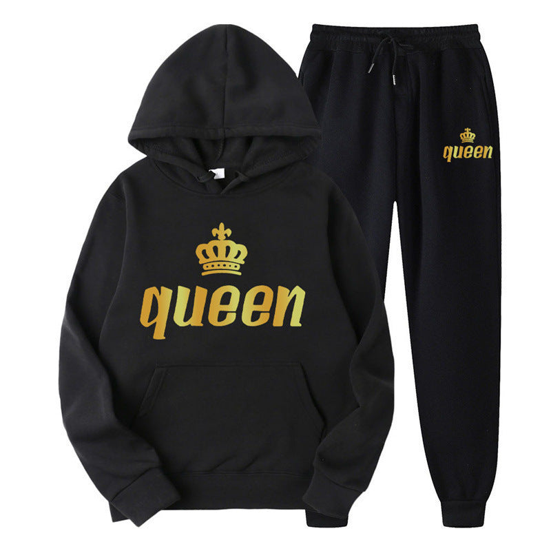 Unisex Harajuku Hoodie & Sweatpants Two-Piece Set