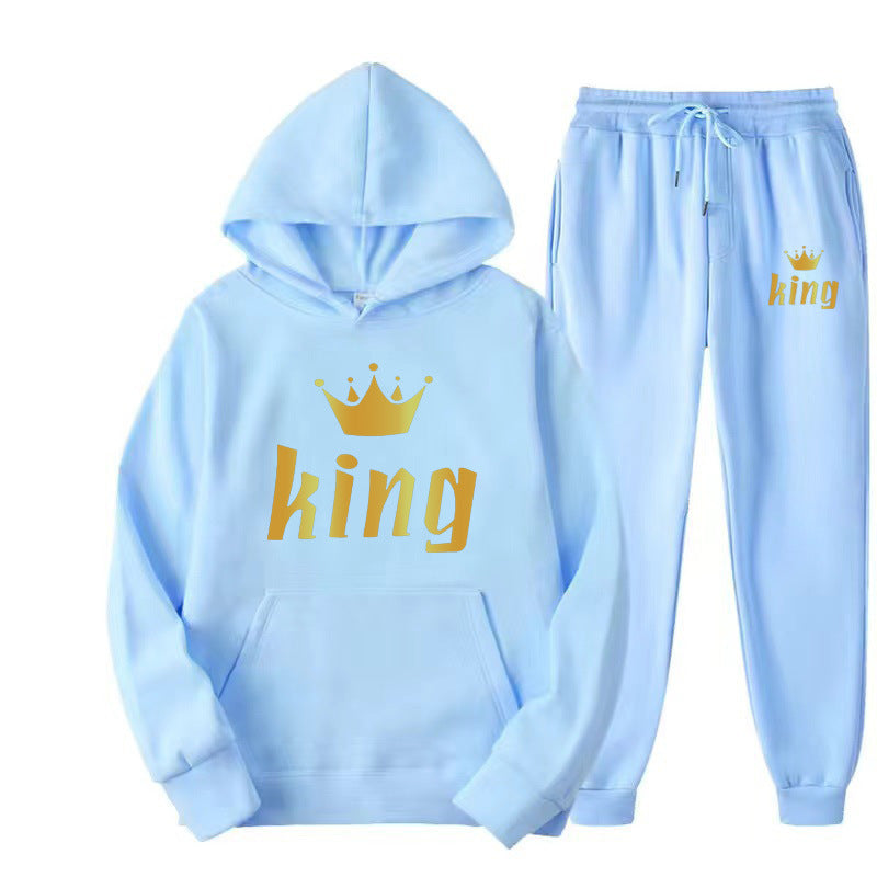 Unisex Harajuku Hoodie & Sweatpants Two-Piece Set