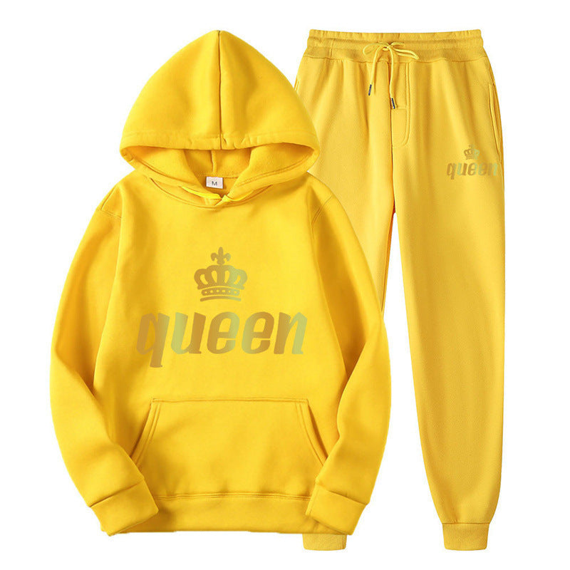 Unisex Harajuku Hoodie & Sweatpants Two-Piece Set