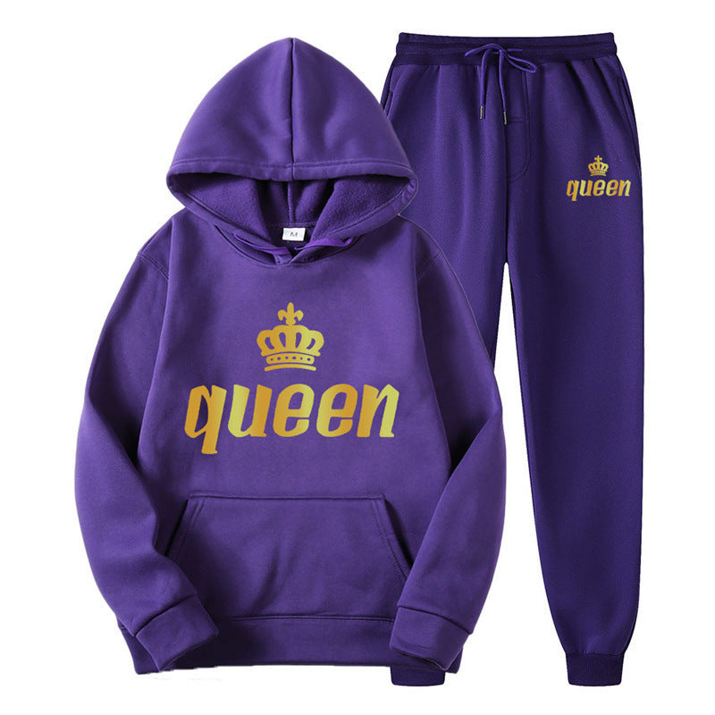 Unisex Harajuku Hoodie & Sweatpants Two-Piece Set