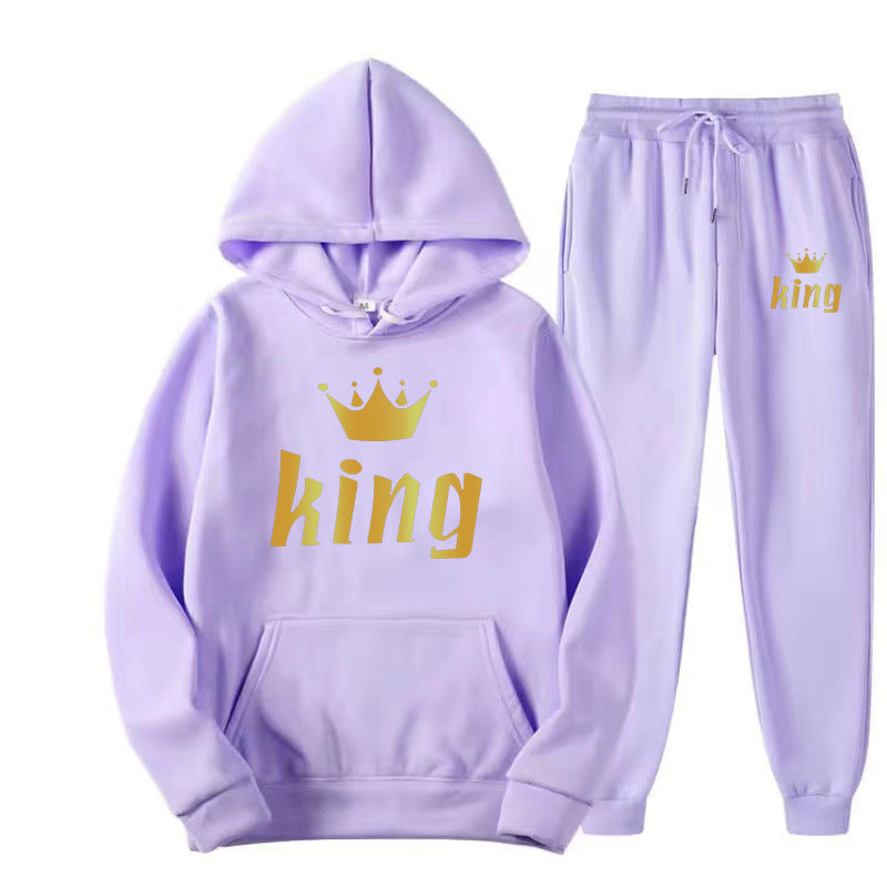Unisex Harajuku Hoodie & Sweatpants Two-Piece Set