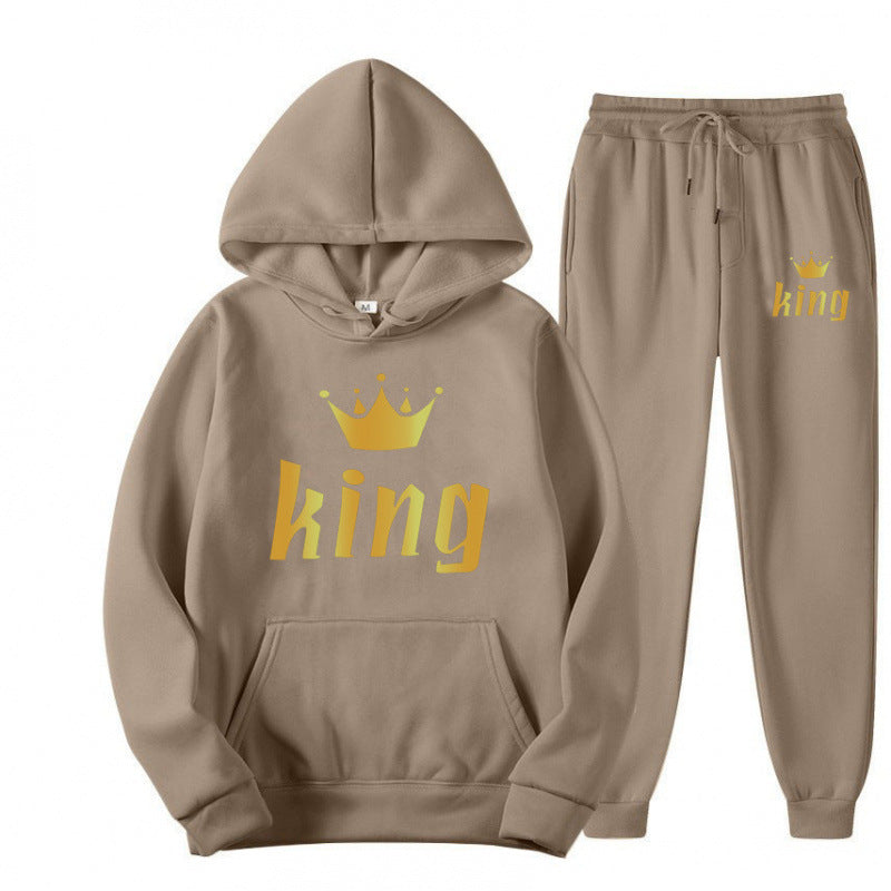 Unisex Harajuku Hoodie & Sweatpants Two-Piece Set
