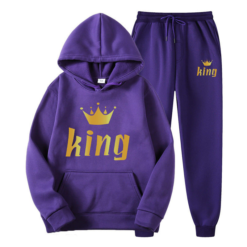 Unisex Harajuku Hoodie & Sweatpants Two-Piece Set
