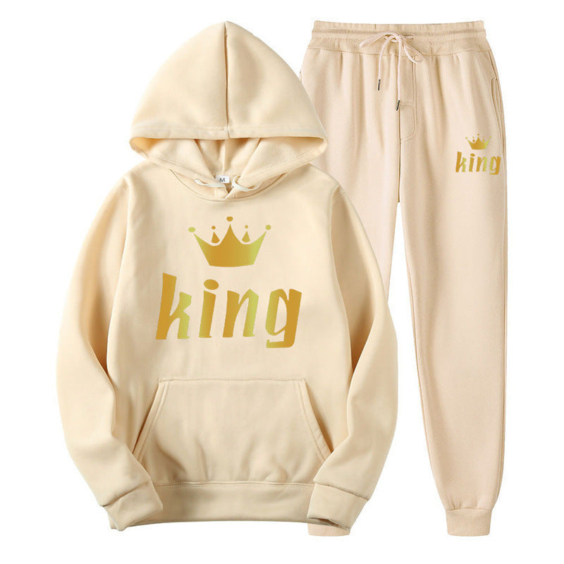 Unisex Harajuku Hoodie & Sweatpants Two-Piece Set