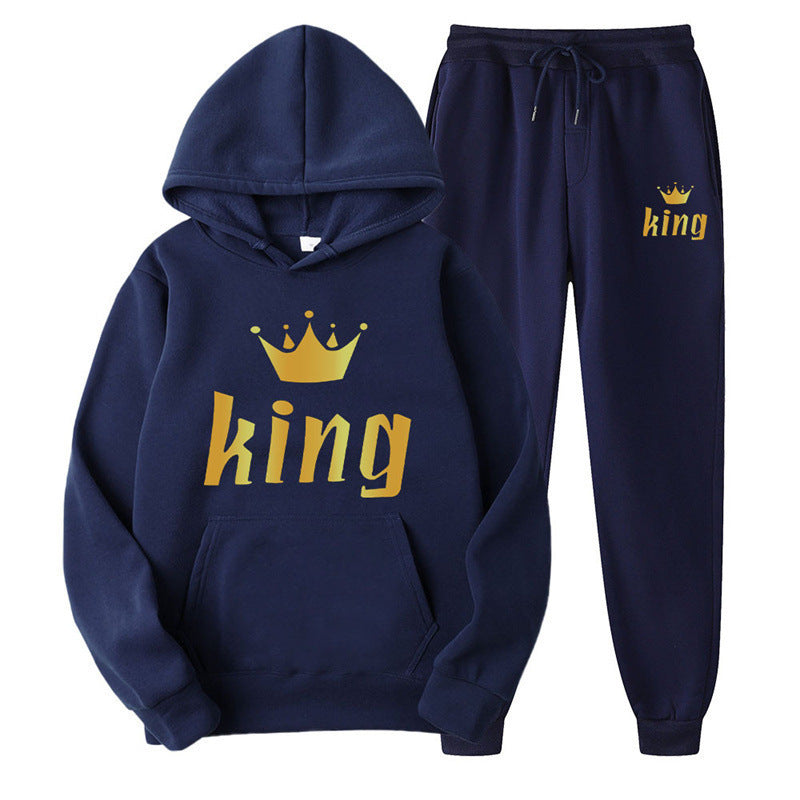 Unisex Harajuku Hoodie & Sweatpants Two-Piece Set