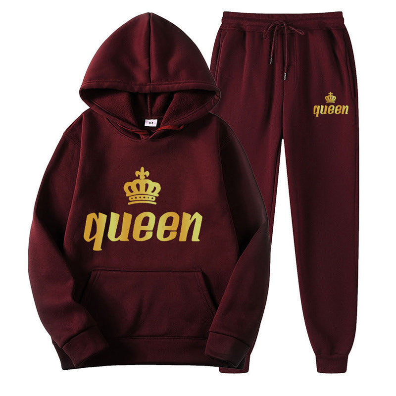 Unisex Harajuku Hoodie & Sweatpants Two-Piece Set