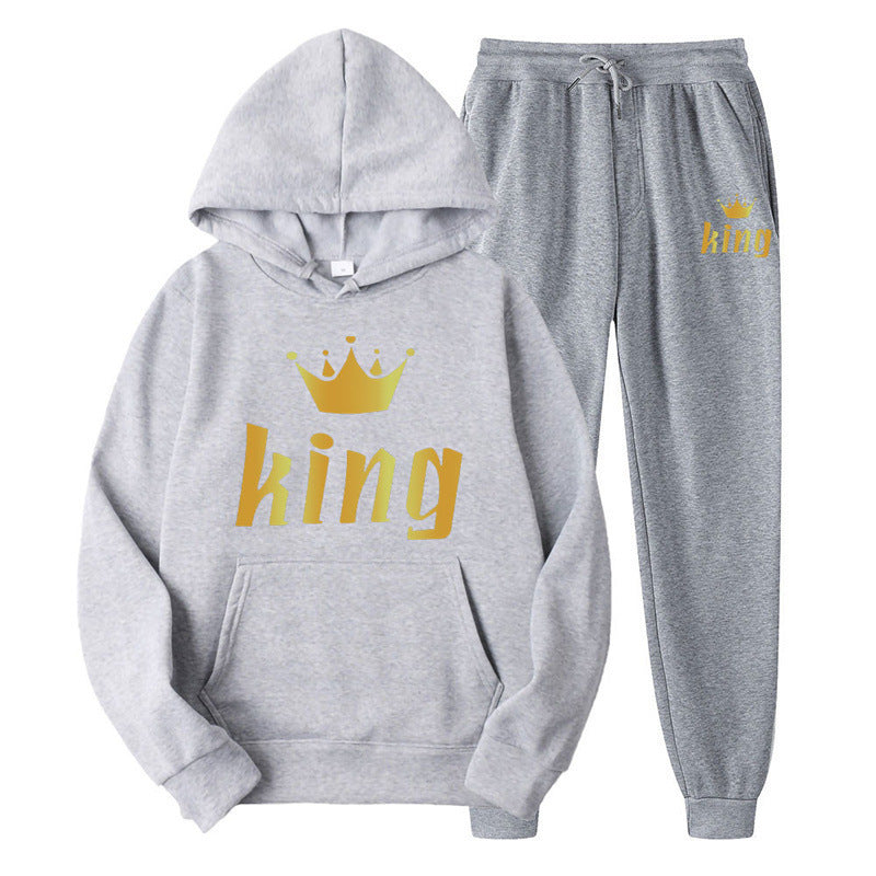 Unisex Harajuku Hoodie & Sweatpants Two-Piece Set