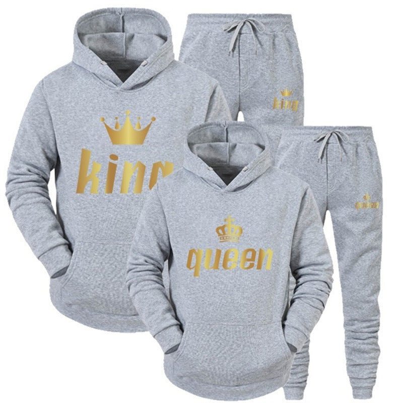 Unisex Harajuku Hoodie & Sweatpants Two-Piece Set