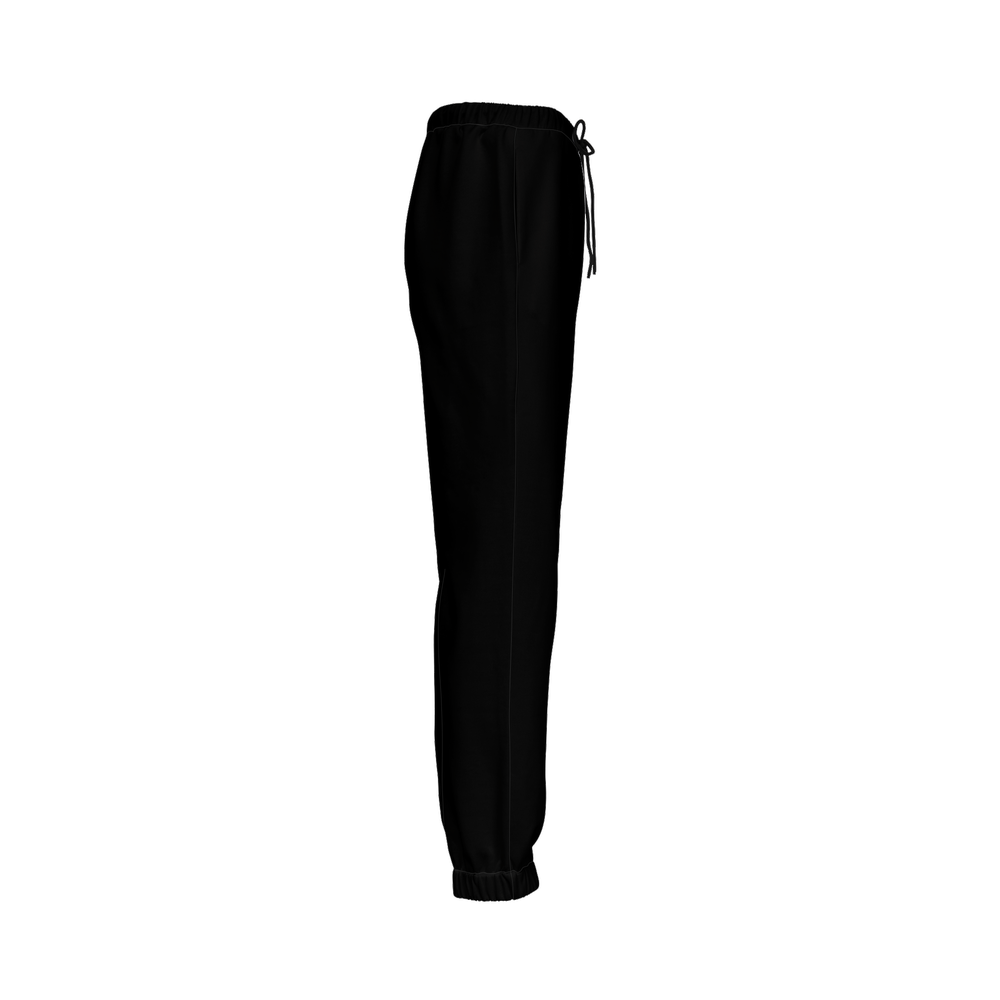 Unisex Cotton-Feel Casual Fit Jogger Pants – Black/Blue