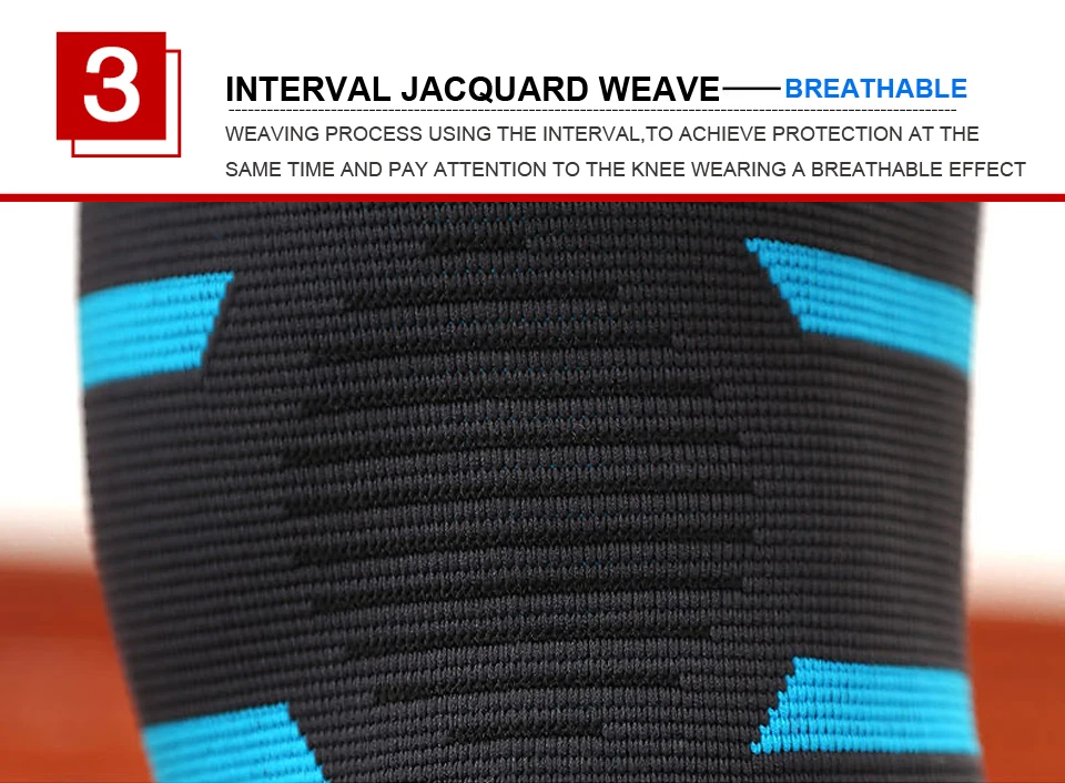 Compression Knee Pad Sleeve – Running, Cycling, Basketball & Volleyball Support