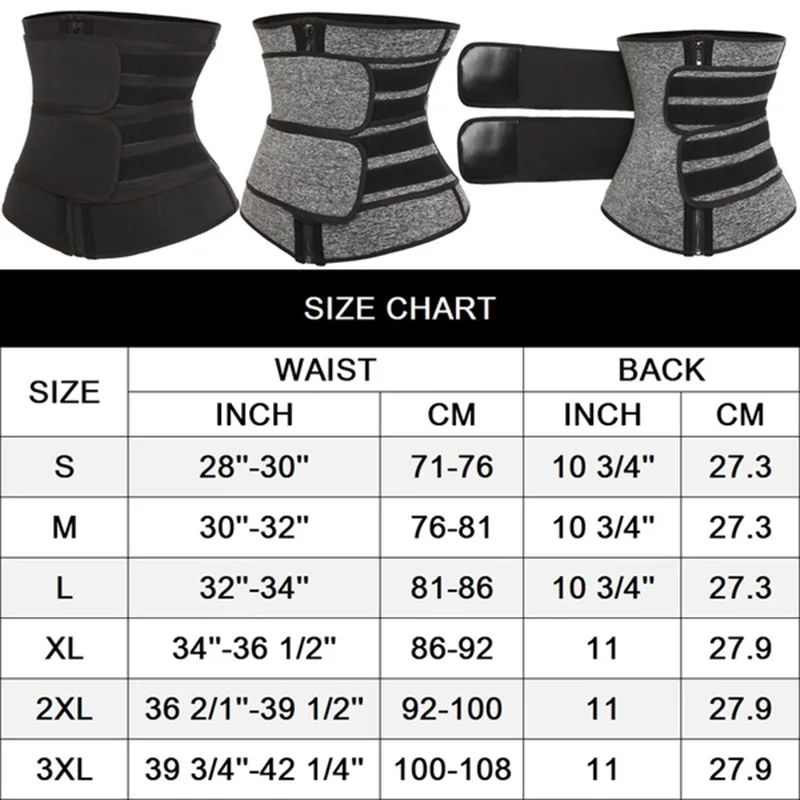Neoprene Sauna Waist Trainer Corset – Sweat Belt for Women, Weight Loss & Workout
