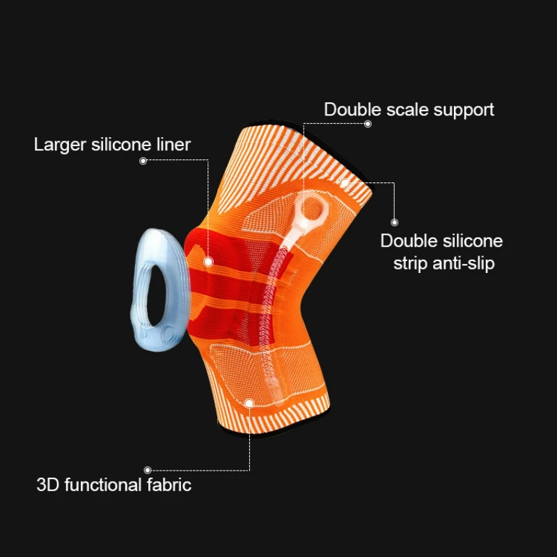 Outdoor Sports Knee Support Sleeve – Basketball, Running & Compression Protection
